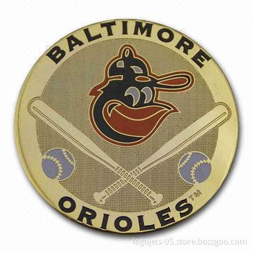 Commemorative Copper Stamped Coin with Soft Enamel Color-filled, Available in Different Sizes